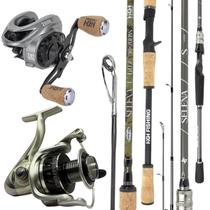 Kit Pesca Profissional Carretilha Zaire Molinete 7000 2 Vara Lado:Direito
