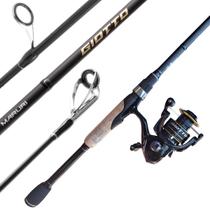 Kit Pesca Profissional Vara Carbono 25lb e Molinete 2000