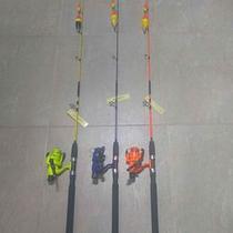 Kit pesca vara maciça 1,65 + molinete Tiger 4000 3 rolamentos
