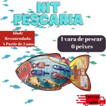 Kit Pescaria Brinquedo Criança Pexinhos