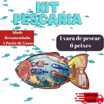 Kit Pescaria Brinquedo Criança Pexinhos Kit Pescaria Brinquedo Criança Pexinhos