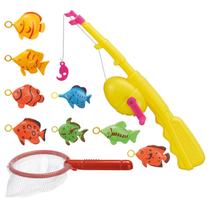 Kit Pescaria Completa Pega Peixe Brinquedo - Art Brink