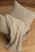 Kit Peseira Losango e 2 Capas de Almofadas