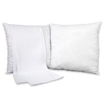 Kit Peseira Piquet King 2.55m x 45 cm + 2 Capas Almofadas 40cm x 40cm