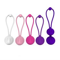 Kit Pesos em Silicone Kegel Ball Set Lulu 5 Bolinhas para Pompoarismo