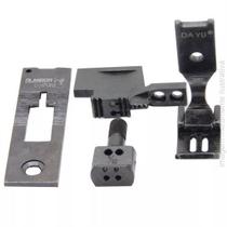 Kit pespontadeira barra fixa calcador, dente, chapa e bitola 4mm 212w-140-5/32