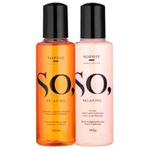 Kit Pêssego Sophie So Relaxing Sabonete Líquido 140ml + Hidratante Corporal 140ml Kit Pêssego Sophie So Relaxing Sabonete Líquido 140ml + Hidratante Corporal 140ml
