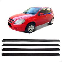 Kit Pestanas Externas Porta Dianteira e Traseira Direita e Esquerda Chevrolet Celta 4 Portas 2000 A