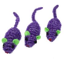 Kit Pet 3 Ratinhos Shine Brinquedos para Diversão de Gatos
