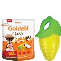 Kit Pet Cães Festa Junica Cookies Arraiau + Brinquedo Milho