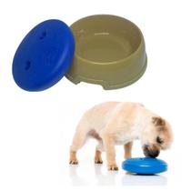 Kit Pet Comedouro Bebedouro e Brinquedo Interativo Cachorro