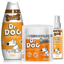 Kit Pet Dr. Dog Banho Em Casa Shampoo, Mascara E Perfume