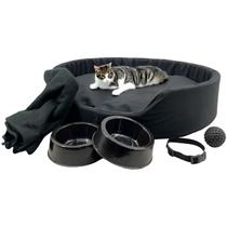 Kit Pet Pequeno Cama Europa com Mantinha e Acessórios Fofos Kit Pet Pequeno Cama Europa com Mantinha e Acessórios Fofos