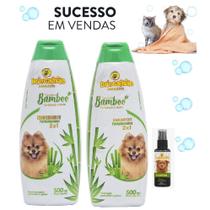 Kit Pet Shampoo e Condicionador bamboo 500ml