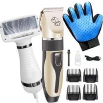Kit Pet Shop Completo - Tosa, Luva e Secador Premium Kit Pet Shop Completo - Tosa, Luva e Secador Premium