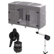 Kit Pet Shop Máquina de Secar + Secador 5000 e Soprador Maxx Kyklon Black Kit Pet Shop Máquina de Secar + Secador 5000 e Soprador Maxx Kyklon Black