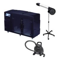 Kit Pet Shop Máquina de Secar + Secador 5000 e Soprador Rx Black Kyklon