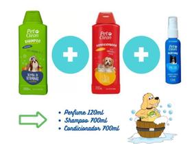 Kit PetClean Shampoo Bomba Vitamina + Condicionador Perfume