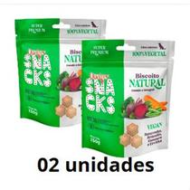 Kit Peticos para cães vegano Quatree Snacks Biscoito Natural Vegan 150g