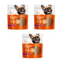 KIT Petisco Boninho Bacon Raças Pequenas 225g 10un - KIT Petisco Boninho Bacon Raças Pequenas 225g 10un -