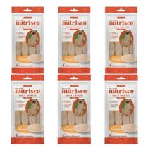 Kit Petisco Cães Snack Cremoso Nutrisco Frango 56g C/6 Unidades