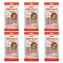 Kit Petisco Cães Snack Cremoso Nutrisco Salmão 56g C/6 Unidades Kit Petisco Cães Snack Cremoso Nutrisco Salmão 56g C/6 Unidades