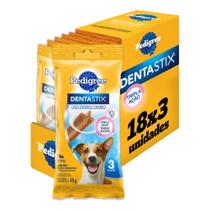 Kit Petisco Dentastix Cuidado Oral para Cães Adultos Raças Pequenas 18 x 3 Unidades Pedigree Kit Petisco Dentastix Cuidado Oral para Cães Adultos Raças Pequenas 18 x 3 Unidades Pedigree