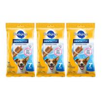 KIT Petisco Dentastix Pedigree Cães Raças Pequenas 7 unid x 3 KIT Petisco Dentastix Pedigree Cães Raças Pequenas 7 unid x 3