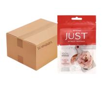 Kit Petisco Just Cubos de Frango Caes Gatos 55g 30 unidades