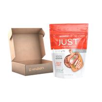 Kit Petisco Just Frango e Pato Caes Gatos 75g 12 unidades