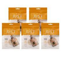 Kit Petisco Just Peito de Frango Cães Gatos 55g 5 unidades Kit Petisco Just Peito de Frango Cães Gatos 55g 5 unidades