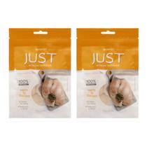 Kit Petisco Just Peito de Frango Caes Gatos 75g 2 unidades