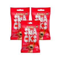 Kit Petisco Para Cães Quatree Snacks Bifinhos Churrasco Kit Petisco Para Cães Quatree Snacks Bifinhos Churrasco