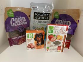 Kit Petiscos Naturais para cães (5 petiscos)