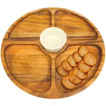 Kit Petisqueira de Madeira Kit Petisqueira Tábua de Frios