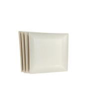 Kit Petisqueira Quadrada 4 Peças - Marfim Kit Petisqueira Quadrada 4 Peças - Marfim