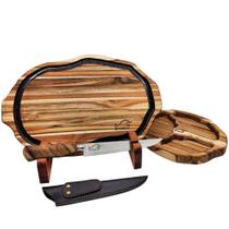 Kit Petisqueira Tábua Faca Presente Frios Petiscos Churrasco Kit Petisqueira Tábua Faca Presente Frios Petiscos Churrasco