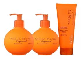 Kit petit litro sh + cond 230ml + leave-in cachinhos 200ml - kpro