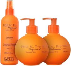 Kit petit shampoo condicionador e leave-in spray infantil - KPRO