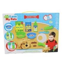 Kit Pets Banho e Tosa I love My Pets Multikids