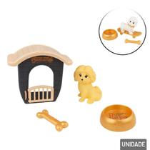 KIT Pets de Plástico com Acessórios - Tudo em Caixa KIT Pets de Plástico com Acessórios - Tudo em Caixa