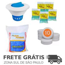 Kit pH Certo, + Clorador, 10 Pastilhas 200 Gr - Aqua Marine Kit pH Certo, + Clorador, 10 Pastilhas 200 Gr - Aqua Marine