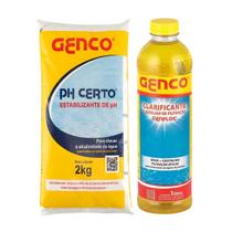 Kit PH Certo Estabilizador 2kg E Genfloc Clarifica 1L Genco