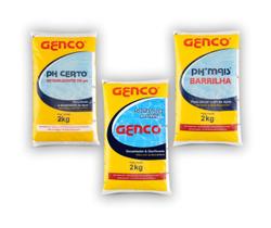 Kit pH Certo, pH Mais e Sulfato de Alumínio Kit pH Certo, pH Mais e Sulfato de Alumínio