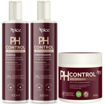Kit Ph Control Apice Tratamento Completo Shampoo Condicionador E Mascara Anti Porosidade Capilar