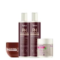 Kit PH Control + Ativador de Cachos 500g - Ápice Reparação e Definição Total Kit PH Control + Ativador de Cachos 500g - Ápice Reparação e Definição Total