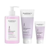 Kit Pharmacy Sab Líq 300Ml E Cr Para Mãos E Loç Corp Lavanda