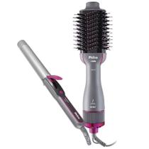 Kit Philco Escova Secadora E Cacheador PKT3000 Bivolt Kit Philco Escova Secadora E Cacheador PKT3000 Bivolt