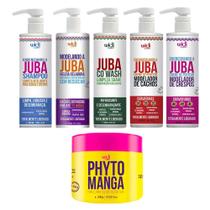Kit Phyto Manga+ 2 Cremes+ Shampoo+ Máscara+ Co Wash+ Geleia
