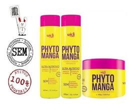 Kit Phyto Manga Shampoo Condicionador E Máscara Widi Care